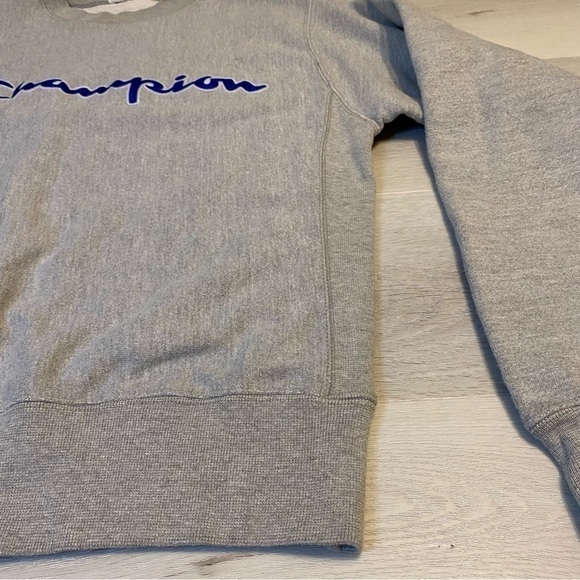 Champion Reverse Weave Crewneck Sweatshirt , Gray, Size Small - Picture 8 of 10